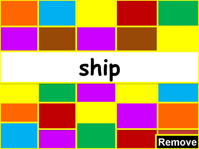 Remove ship